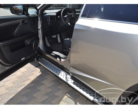 Пороги алюминиевые "Artemis" для RX (2015-...).